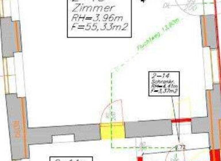 Wohnung zur Miete 730 € 2 Zimmer 76,8 m² 2. Geschoss Innere Stadt Graz 8010