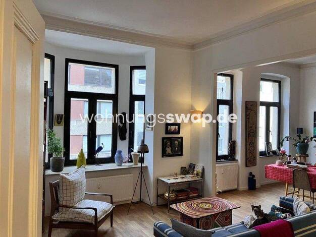 Studio zur Miete Tauschwohnung 1.500 € 3 Zimmer 80 m² 2. Geschoss Neustadt-Nord Köln 50670