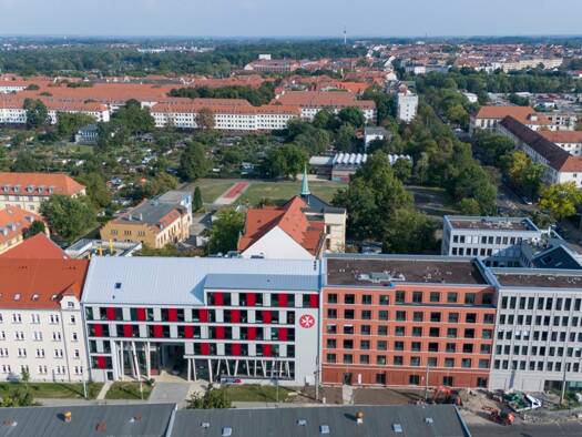 Wohnung zur Miete - Erstbezug 528 € 2 Zimmer 40,6 m² 4. Geschoss Riebeckstraße 35 Reudnitz-Thonberg Leipzig 04317