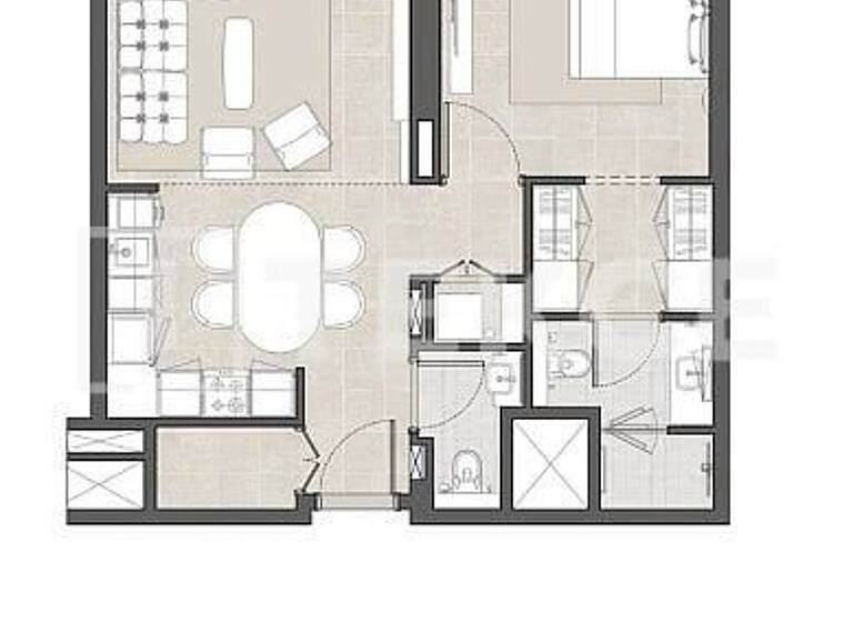 Studio zum Kauf 571.000 € 2 Zimmer 75 m² 16. Geschoss Dubai