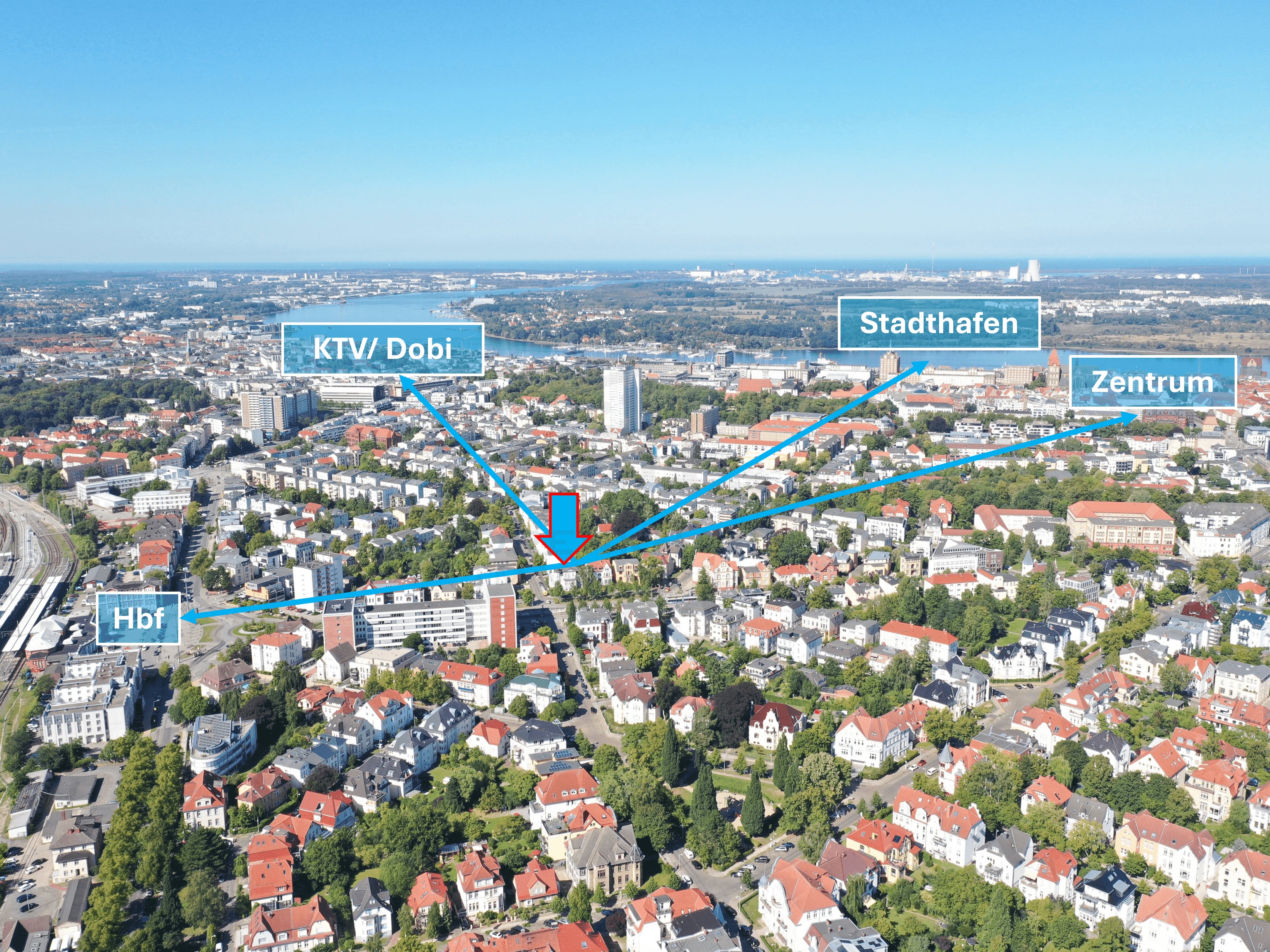 Bürofläche zur Miete 10 € 741,4 m²<br/>Bürofläche ab 100 m²<br/>Teilbarkeit Stadtmitte Rostock 18055