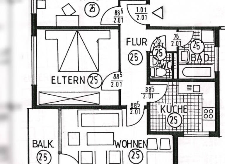 Wohnung zum Kauf 136.000 € 3 Zimmer 72,9 m² 6. Geschoss Nord-Holland Kassel / Nord (Holland) 34127