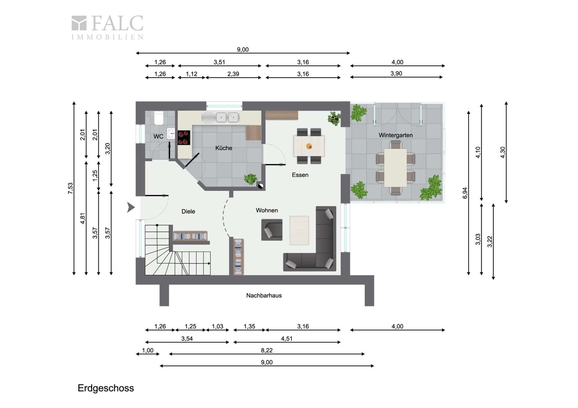 Doppelhaushälfte zum Kauf provisionsfrei 389.000 € 4 Zimmer 120 m²<br/>Wohnfläche 325 m²<br/>Grundstück 01.05.2025<br/>Verfügbarkeit Dülmen Dülmen 48249