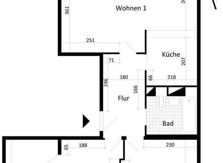 Wohnung zur Miete 380 € 4 Zimmer 64,8 m² 6. Geschoss Steinbockstr. 10 Reform Magdeburg 39118