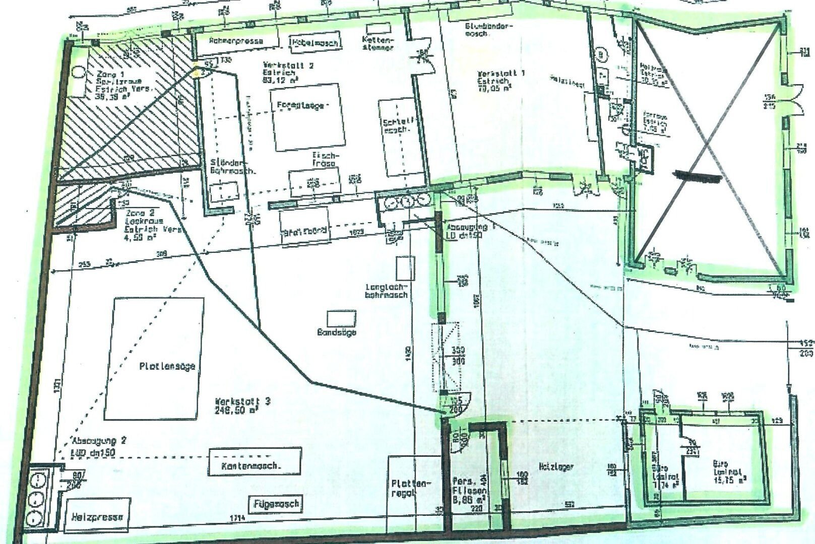 Halle/Industriefläche zur Miete 1.500 € 502 m²<br/>Lagerfläche Hauptstraße Schattendorf 7022