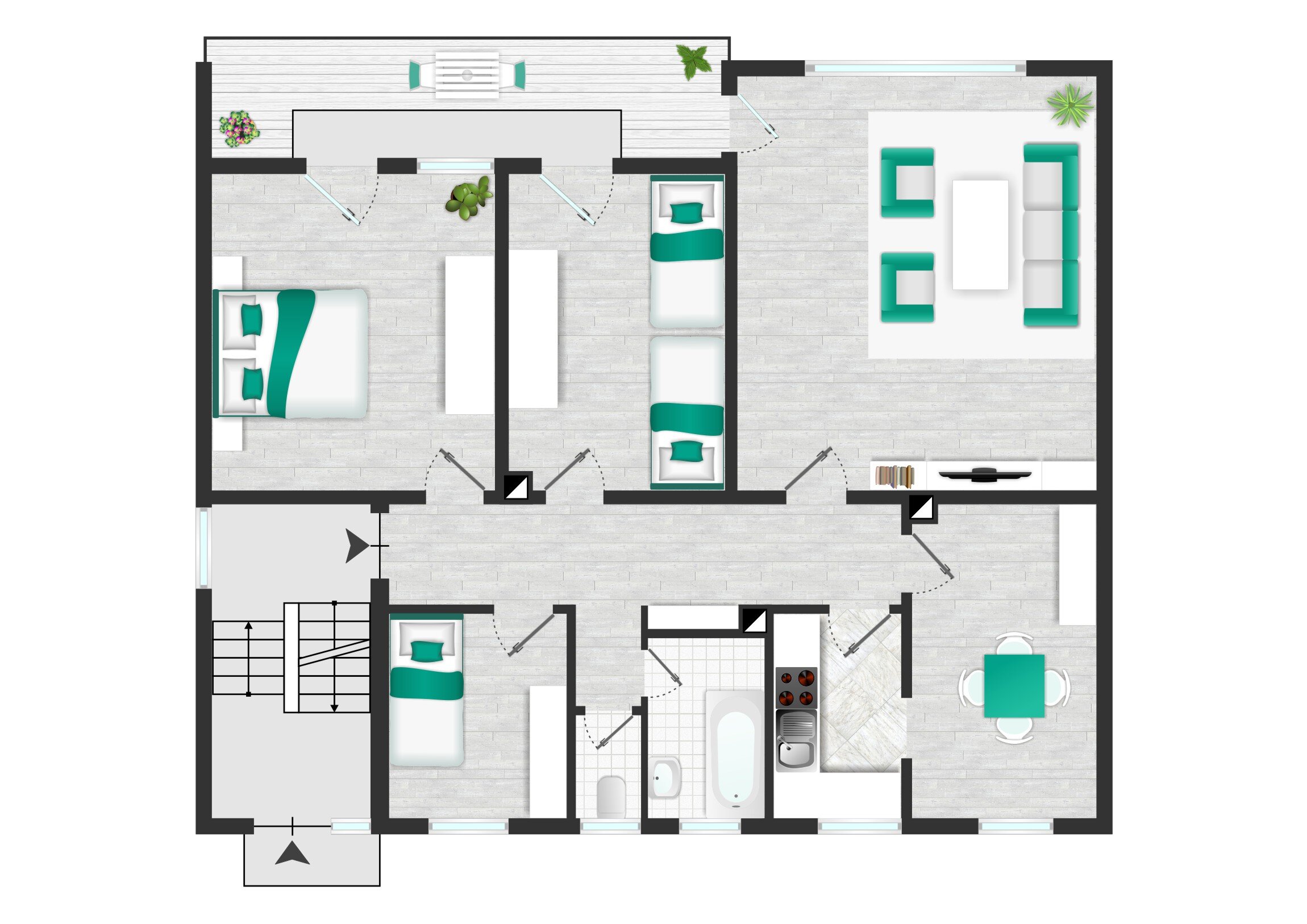 Mehrfamilienhaus zum Kauf 444.000 € 10 Zimmer 201 m²<br/>Wohnfläche 1.035 m²<br/>Grundstück Kraiburg Kraiburg 84559