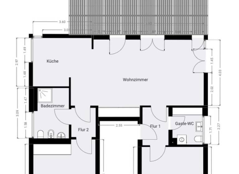Wohnung zur Miete 1.900 € 3 Zimmer 104,6 m² EG Mahlsdorf Berlin / Mahlsdorf 12623