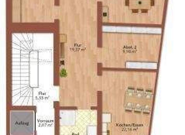 Wohnung zur Miete 1.200 € 3 Zimmer 141,5 m² 2. Geschoss Stadtplatz 2 Vilsbiburg 84137