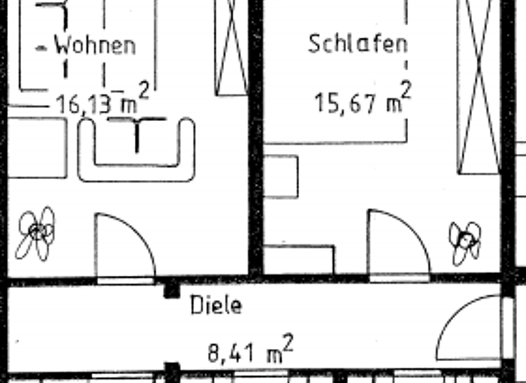 Wohnung zum Kauf 63.000 € 3 Zimmer 63,2 m² 2. Geschoss Am Hainberg 3 a Mihla 99826
