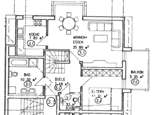 Wohnung zur Miete 623 € 4 Zimmer 83 m² 3. Geschoss An der alten Gärtnerei 5 Wallrabs Hildburghausen 98646