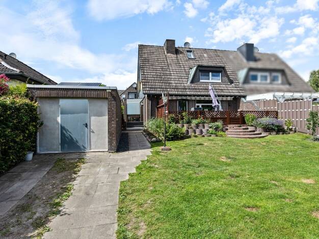 Doppelhaushälfte zum Kauf 399.999 € 4 Zimmer 100 m² 455 m² Grundstück Kröppelshagen-Fahrendorf Kröppelshagen-Fahrendorf 21529