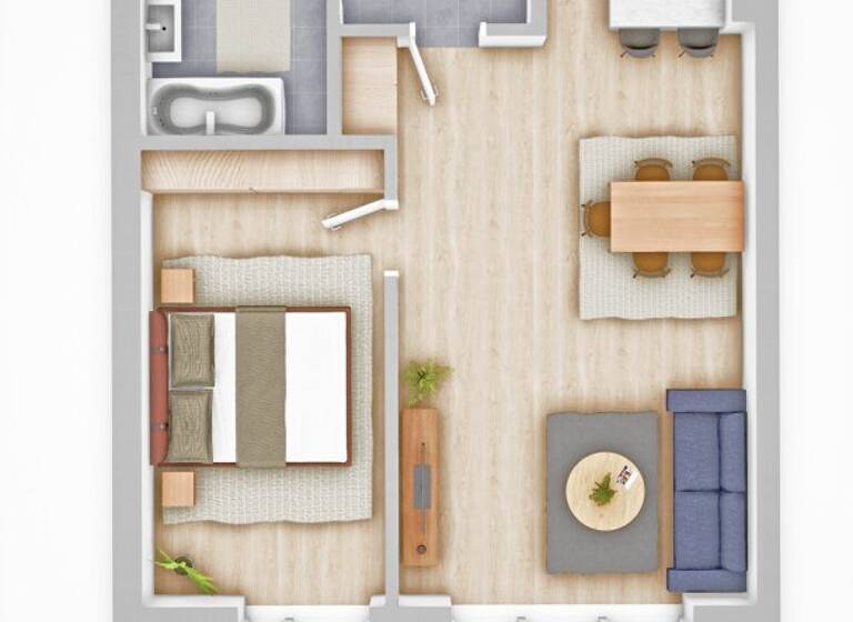 Wohnung zum Kauf - Erstbezug provisionsfrei 314.200 € 2 Zimmer 65,5 m² frei ab sofort Hofkirchen im Traunkreis 4492