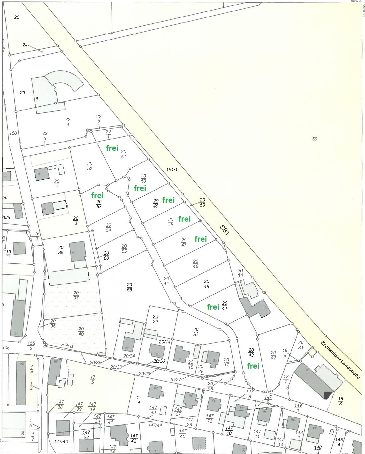 Grundstück zum Kauf 92.500 € 580 m²<br/>Grundstück Zschauitz Großenhain / Zschauitz 01558