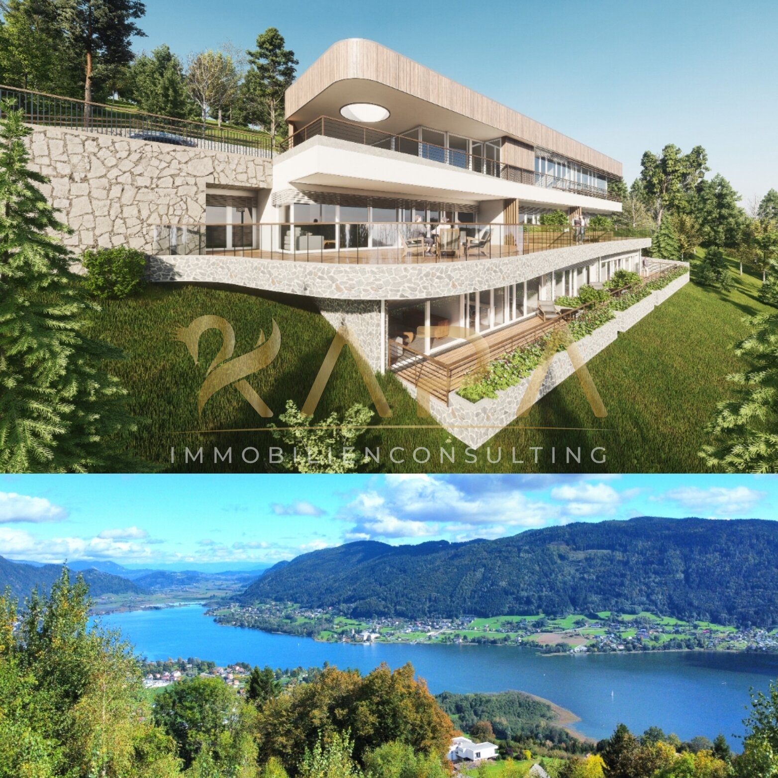 Grundstück zum Kauf provisionsfrei 650.000 € 1.408 m²<br/>Grundstück Treffen am Ossiacher See 9500