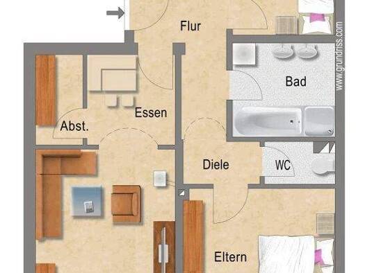 Wohnung zum Kauf 220.000 € 3 Zimmer 72 m² Deggendorf Deggendorf 94469
