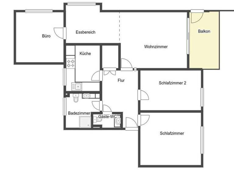 Wohnung zum Kauf 449.000 € 4 Zimmer 100 m² 2. Geschoss Rödelheim Frankfurt am Main 60489
