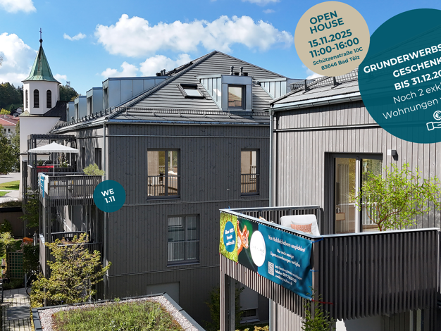 Wohnung zum Kauf - Neubau provisionsfrei 799.900 € 3 Zimmer 111,2 m² 2. Geschoss Schützenstraße 10C Bad Tölz 83646