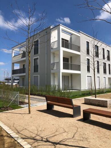 Wohnung zur Miete - Neubau 980 € 2 Zimmer 49 m² EG frei ab 01.06.2025 Mirabellenhof 2 Vaterstetten Vaterstetten 85591