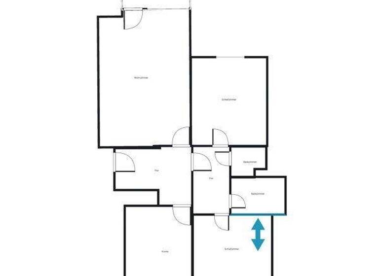 Wohnung zur Miete 928 € 3,5 Zimmer 84,3 m² 3. Geschoss frei ab 30.04.2026 Nordring 1 E List Hannover 30163