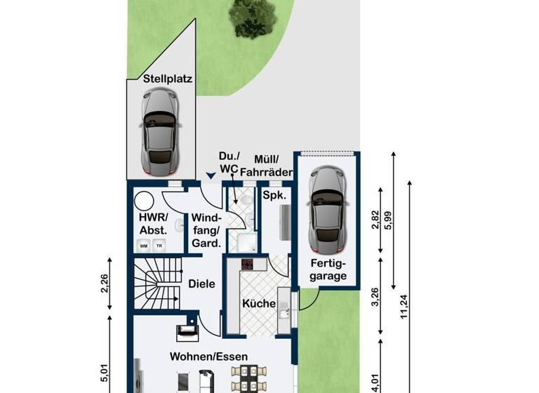 Doppelhaushälfte zum Kauf 498.000 € 4 Zimmer 140 m² 265 m² Grundstück Bühlertann 74424