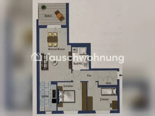 Wohnung zur Miete Tauschwohnung 850 € 3 Zimmer 76 m² Ahrensburg 22926