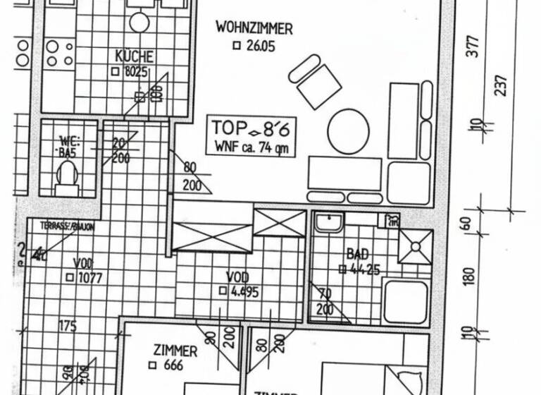 WG-Zimmer zum Kauf 398.000 € 3 Zimmer 75 m² 1. Geschoss Wien,Döbling 1190