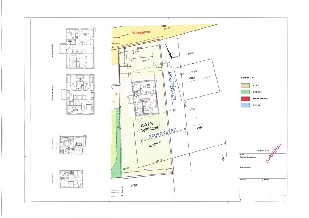 Grundstück zum Kauf 283.500 € 603,9 m²<br/>Grundstück Bremgarten Hartheim 79258