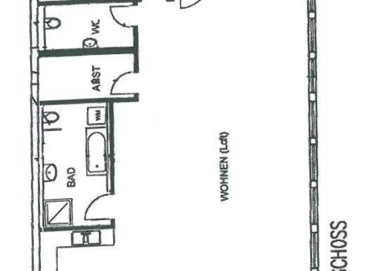 Loft zur Miete 1.873 € 2 Zimmer 139 m² 2. Geschoss frei ab 01.06.2026 Libanonstraße 58A Ost Stuttgart 70184