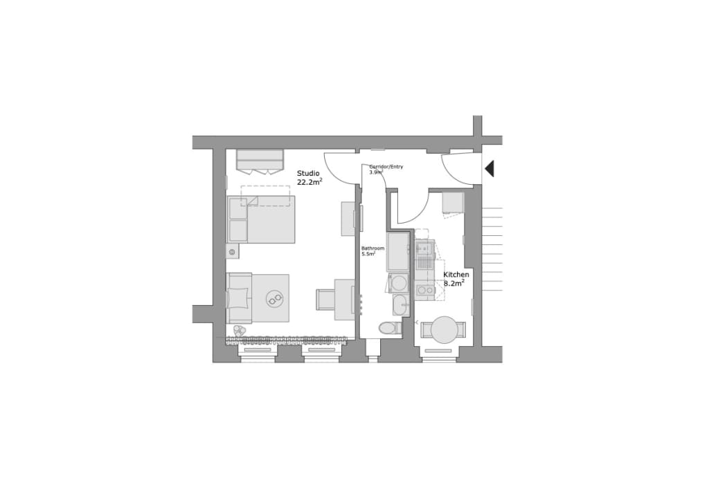 Wohnung zur Miete Wohnen auf Zeit 1.372 € 3 Zimmer 39 m²<br/>Wohnfläche 24.12.2024<br/>Verfügbarkeit Boddinstraße Neukölln Berlin 12052