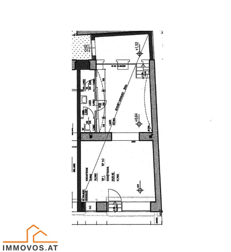 Laden zur Miete 782 € 2 Zimmer Wien 8.,Josefstadt 1080