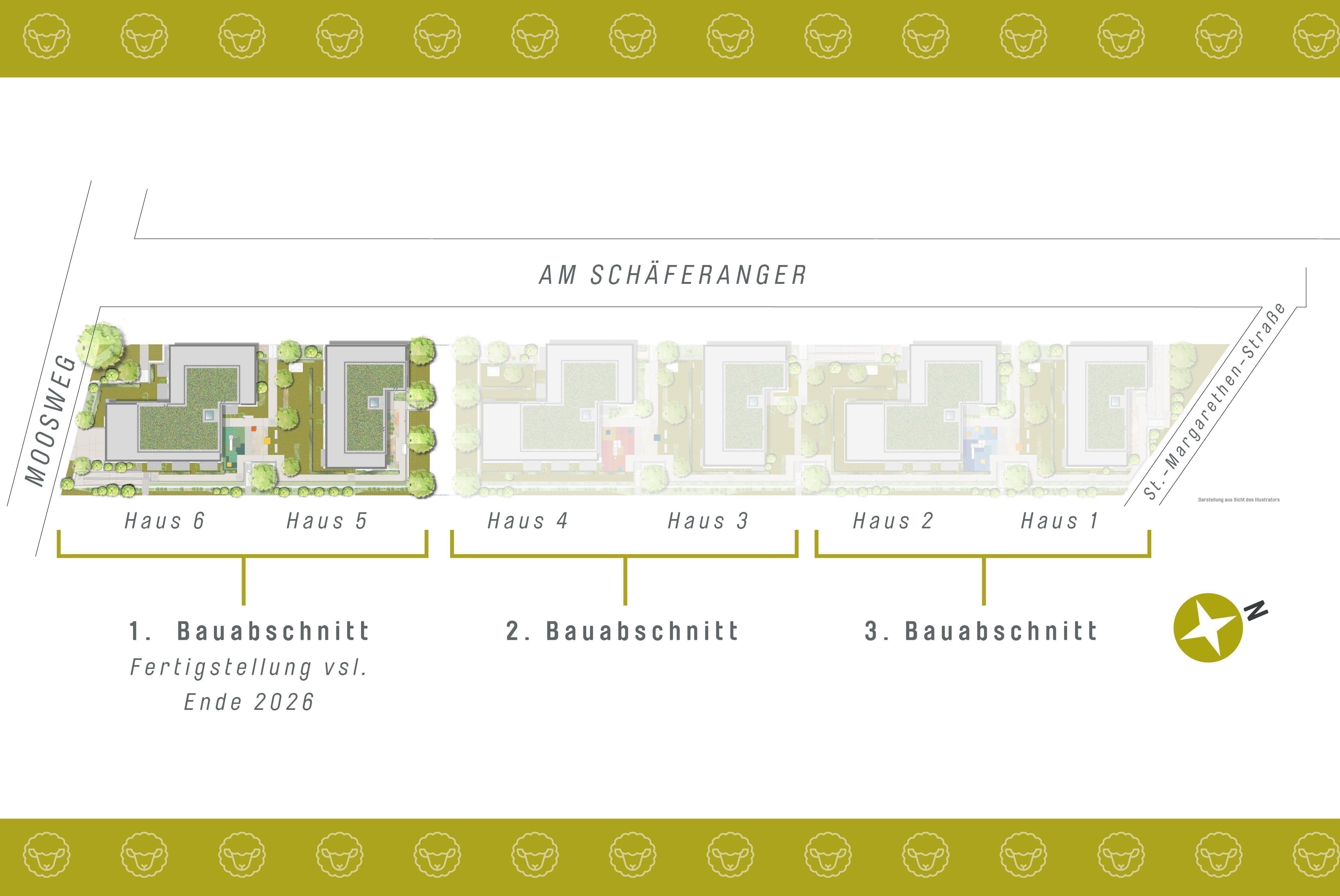 Terrassenwohnung zum Kauf provisionsfrei 465.000 € 2 Zimmer 56,6 m²<br/>Wohnfläche EG<br/>Geschoss ab sofort<br/>Verfügbarkeit Am Schäferanger 2-12 Oberschleißheim Oberschleißheim 85764