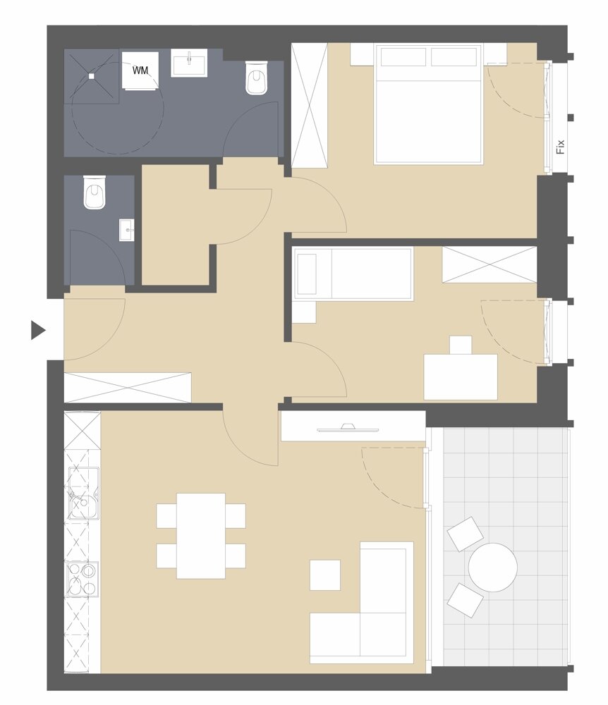 Terrassenwohnung zum Kauf 443.000 € 3 Zimmer 68,4 m²<br/>Wohnfläche Klosterstrasse 16 Lauterach 6923