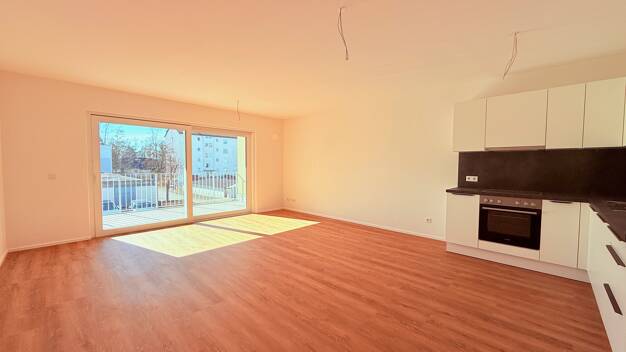 Wohnung zur Miete - Neubau 1.020 € 2 Zimmer 77,1 m² 1. Geschoss frei ab sofort Erzgebirgsstraße 12 Waldkraiburg Waldkraiburg 84478