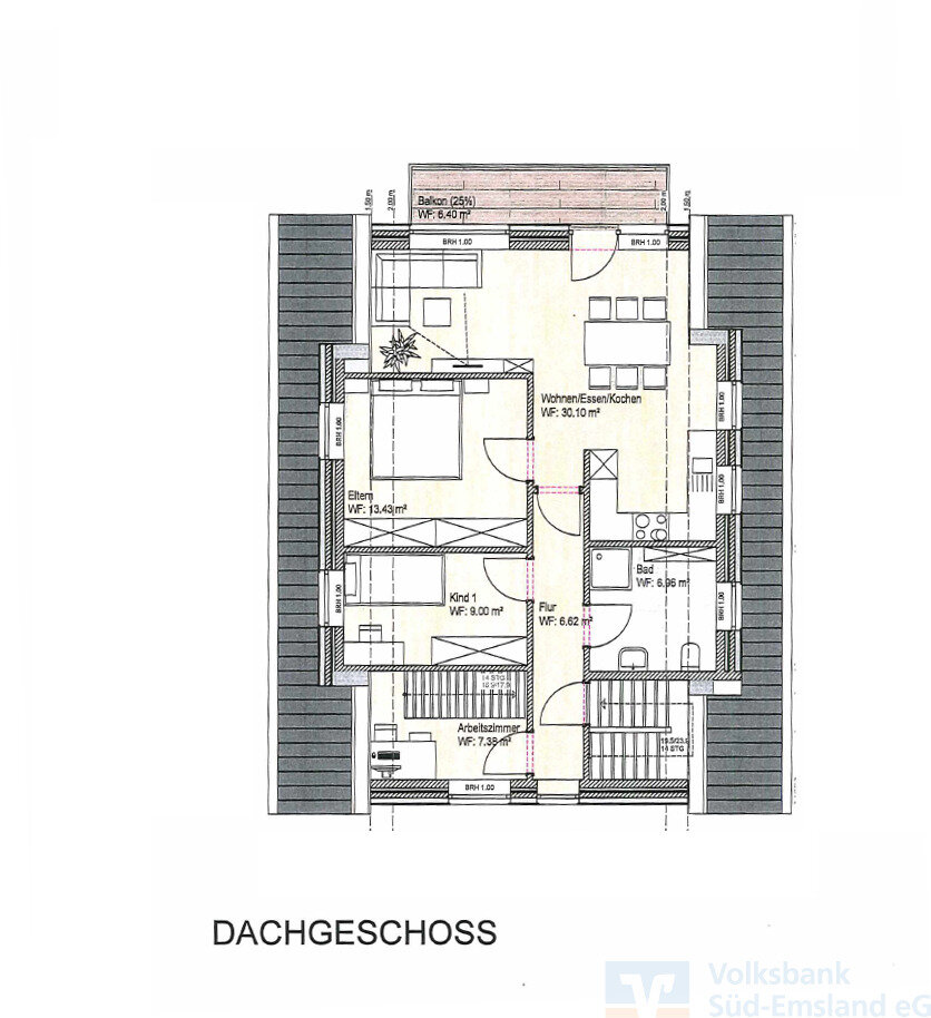 Wohnung zur Miete 800 € 4 Zimmer 90 m²<br/>Wohnfläche 15.01.2025<br/>Verfügbarkeit Leschede Emsbüren 48488