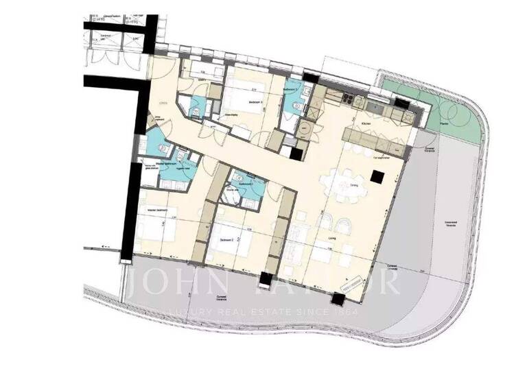 Studio zum Kauf provisionsfrei 3.520.000 € 3 Zimmer 21. Geschoss Limassol 4048