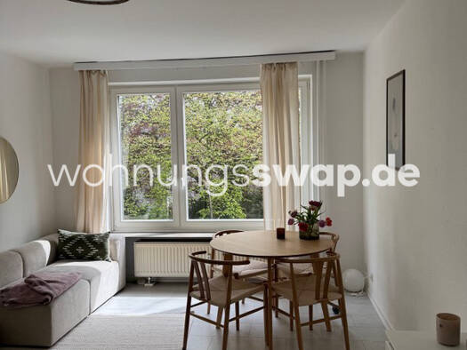 Wohnung zur Miete Tauschwohnung 630 € 1 Zimmer 40 m² 3. Geschoss Winterhude Hamburg 22301