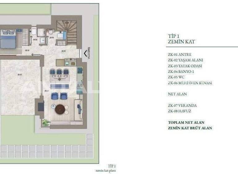 Einfamilienhaus zum Kauf 647.000 € 4 Zimmer 180 m² 15.000 m² Grundstück Mugla 48400