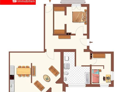 Wohnung zur Miete 1.300 € 3 Zimmer 113 m² Meiningen 98617