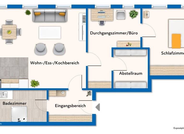 Wohnung zur Miete 750 € 2 Zimmer 85 m² Gottfriedingerschwaige Gottfrieding / Gottfriedingerschwaige 84177