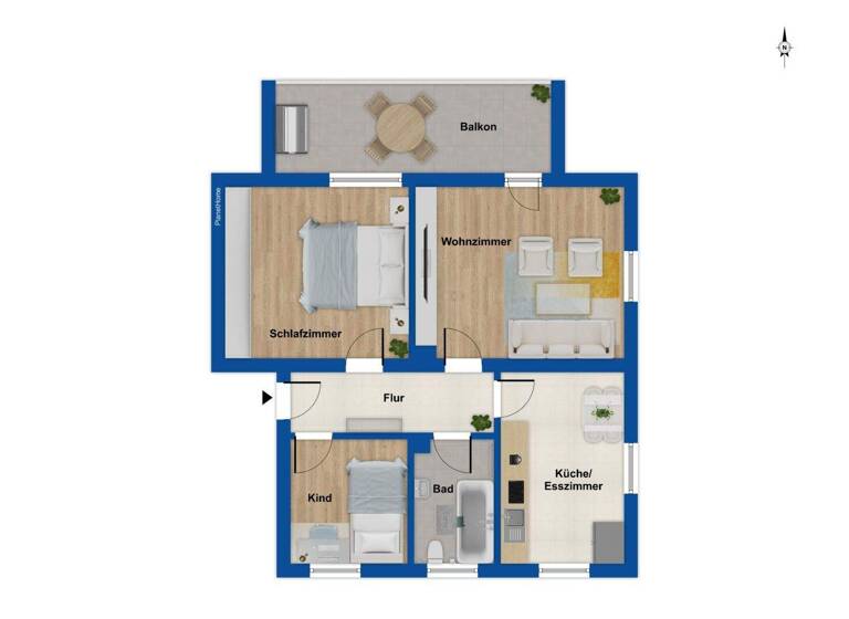 Wohnung zum Kauf 255.000 € 3 Zimmer 75 m² 2. Geschoss Senden 89250