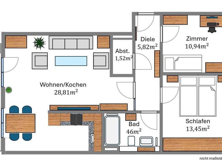 Wohnung zum Kauf provisionsfrei 596.000 € 3 Zimmer 71,4 m² 1. Geschoss Vaterstetten 85591