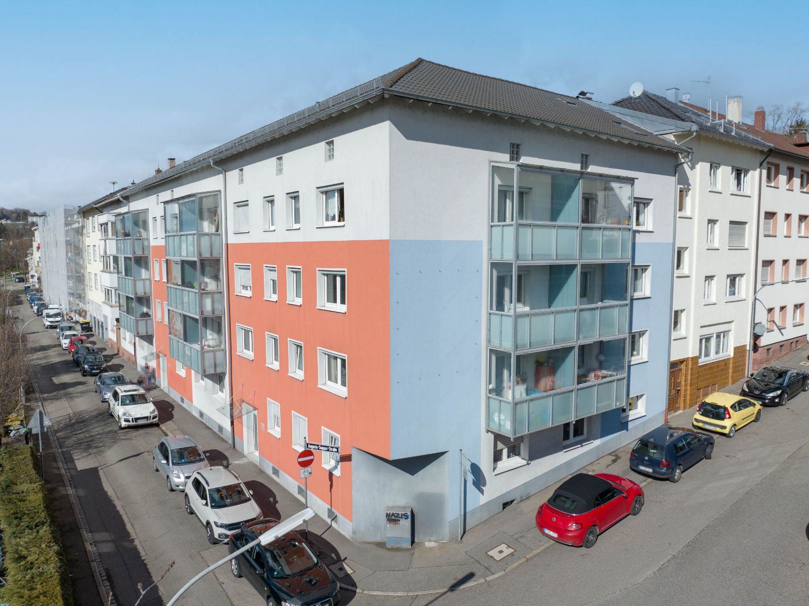 Wohnung zur Miete 419 € 2 Zimmer 47,4 m²<br/>Wohnfläche 4.<br/>Geschoss Kaiser-Wilhelm-Str. 19 Nordstadt - Stadtviertel 085 Pforzheim 75179