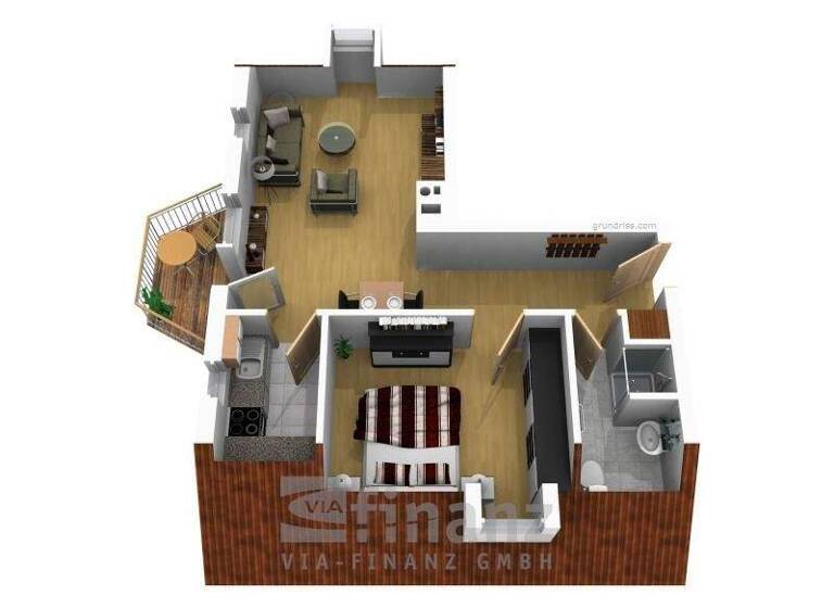 Wohnung zum Kauf 65.000 € 2 Zimmer 48,3 m² Geuckestraße 28 Meerane 08393