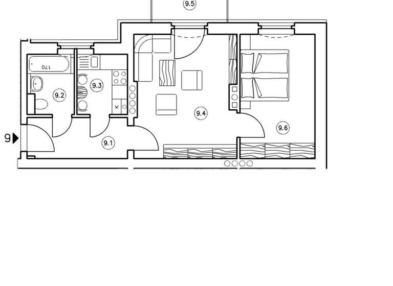 Wohnung zur Miete 540 € 2 Zimmer 50,8 m² 2. Geschoss frei ab sofort Emerich-Ambros-Ufer 54 Friedrichstadt Dresden 01159