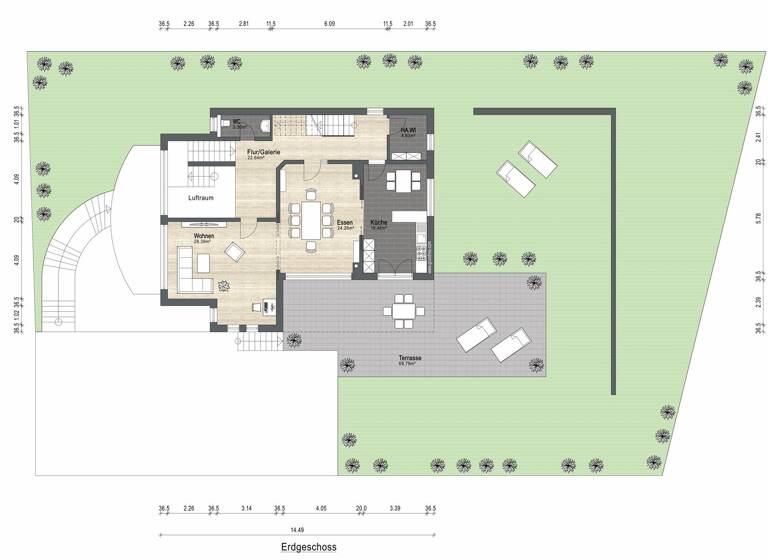 Einfamilienhaus zum Kauf 6 Zimmer 302 m² 811 m² Grundstück frei ab 01.06.2026 Gelnhausen 63571