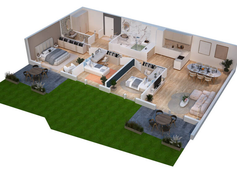 Terrassenwohnung zum Kauf - Erstbezug 671.139 € 4 Zimmer 104,8 m² 1. Geschoss Langkampfen 6336