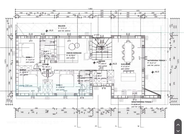 Wohnung zum Kauf 639.000 € 4 Zimmer 150 m² 2. Geschoss Krk 51500