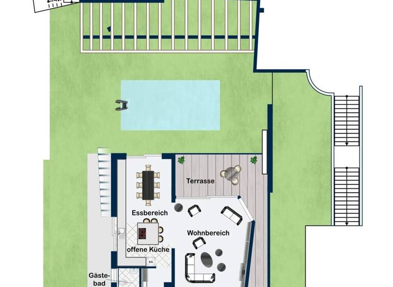 Einfamilienhaus zum Kauf 2.200.000 € 8 Zimmer 295 m² 580 m² Grundstück Feuerbach Stuttgart 70469