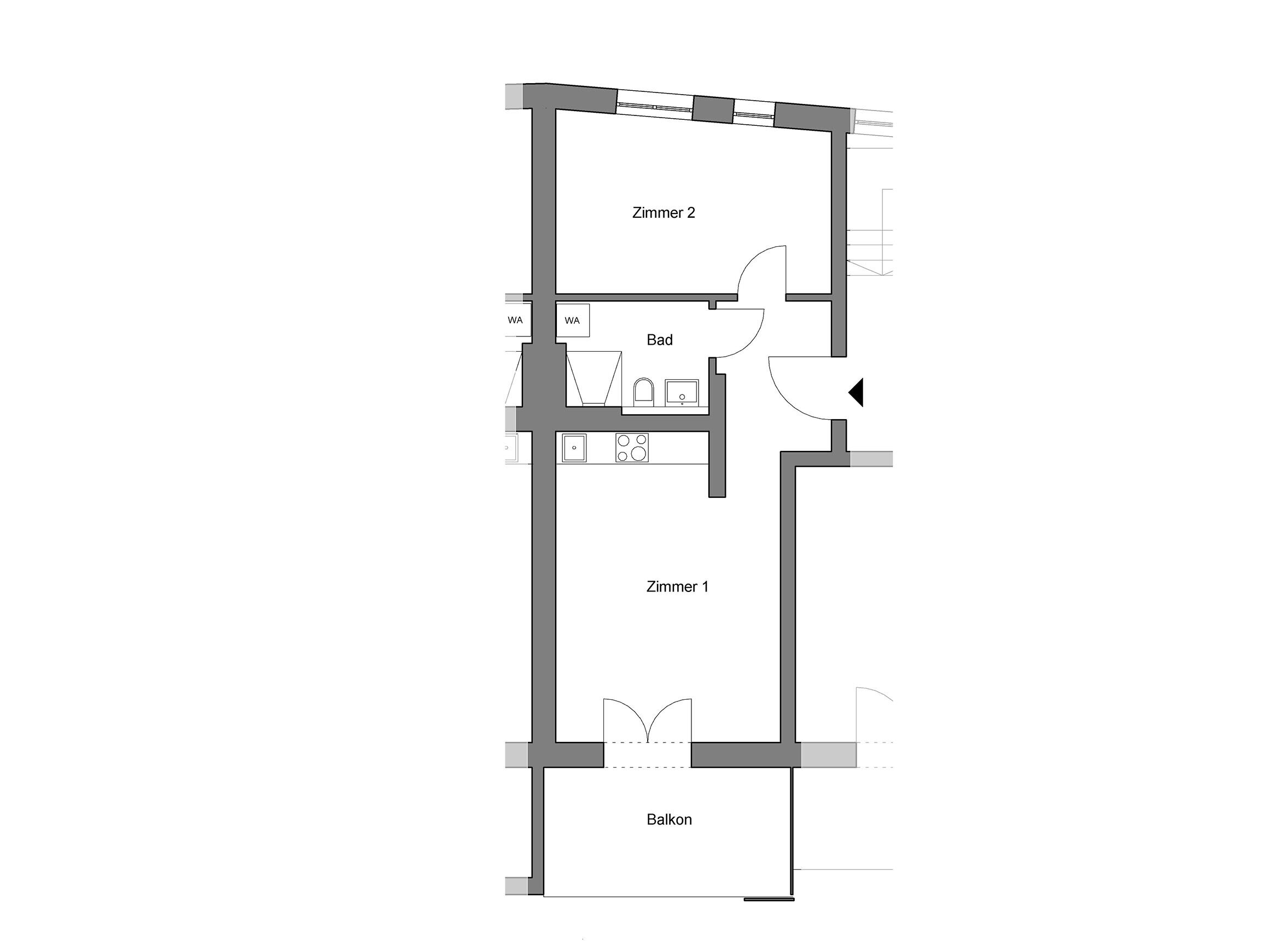 Wohnung zur Miete 740 € 2 Zimmer 54,9 m²<br/>Wohnfläche 3.<br/>Geschoss 01.03.2025<br/>Verfügbarkeit Adam-Klein-Straße 155 Eberhardshof Nürnberg 90431