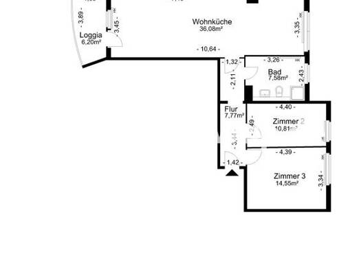 Wohnung zur Miete Tauschwohnung 455 € 3 Zimmer 80 m² 2. Geschoss Marzahn Marzahn-Hellersdorf 12689